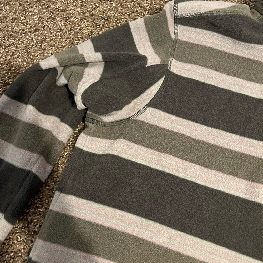 Striped Quarter-Zip Pullover - Picture 3 of 6